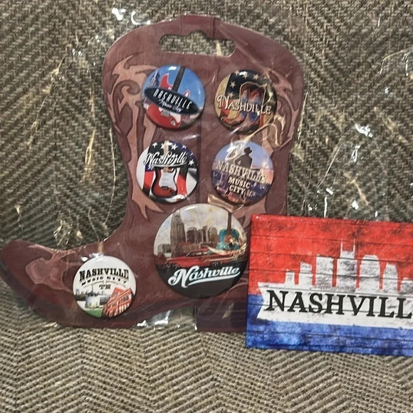 NWT Lot: Nashville Tennessee souvenir lot/bundle mugs,magnet,pins MUSIC CITY - Picture 4 of 7
